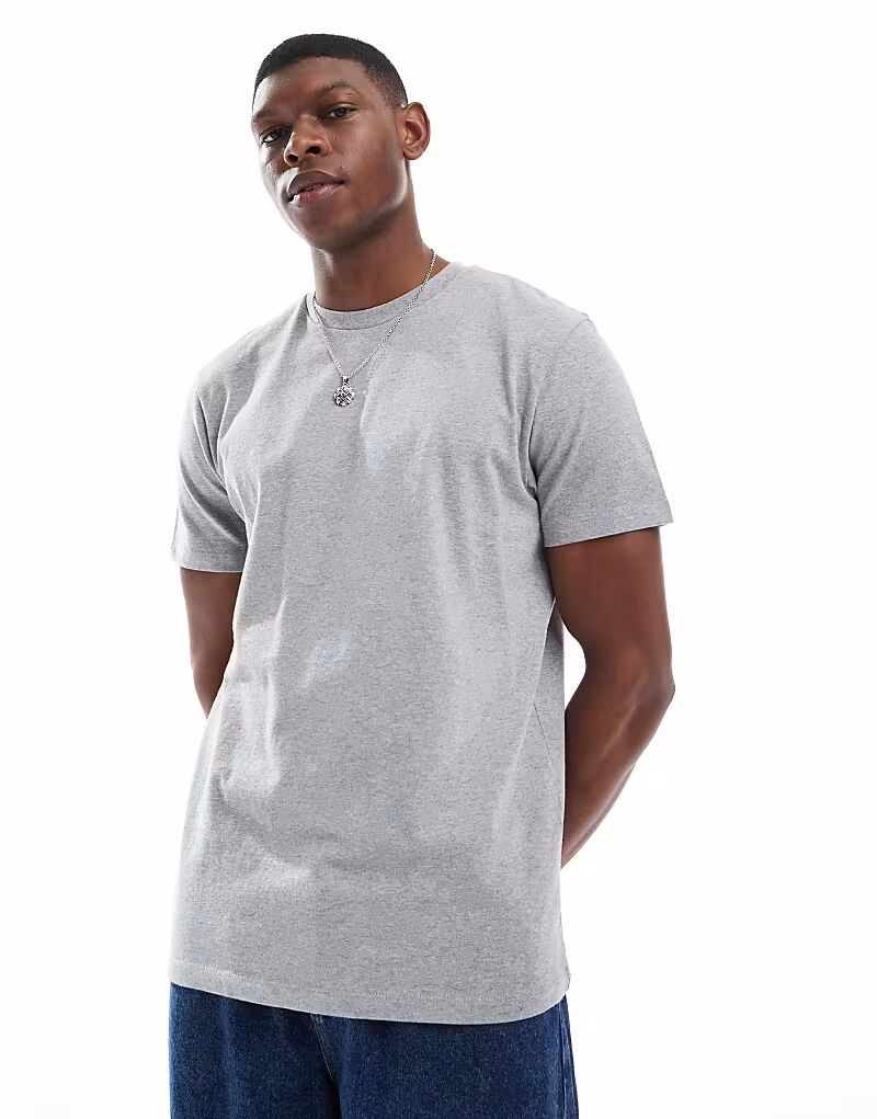 Футболка ASOS DESIGN из плотной ткани с круглым вырезом серого меланжевого цвета - СЕРАЯ
Футболка ASOS DESIGN из плотной ткани с круглым вырезом серого меланжевого цвета - СЕРАЯ