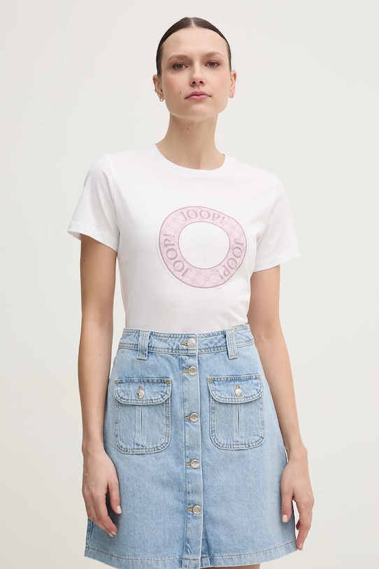 Хлопковая футболка Joop!, белый 
Хлопковая футболка Joop!, белый