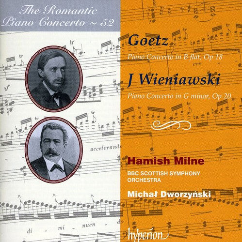 CD диск Goetz / Wieniawski / Milne / Bsso / Dworzynski: Romantic Piano Concerto 52
CD диск Goetz / Wieniawski / Milne / Bsso / Dworzynski: Romantic Piano Concerto 52