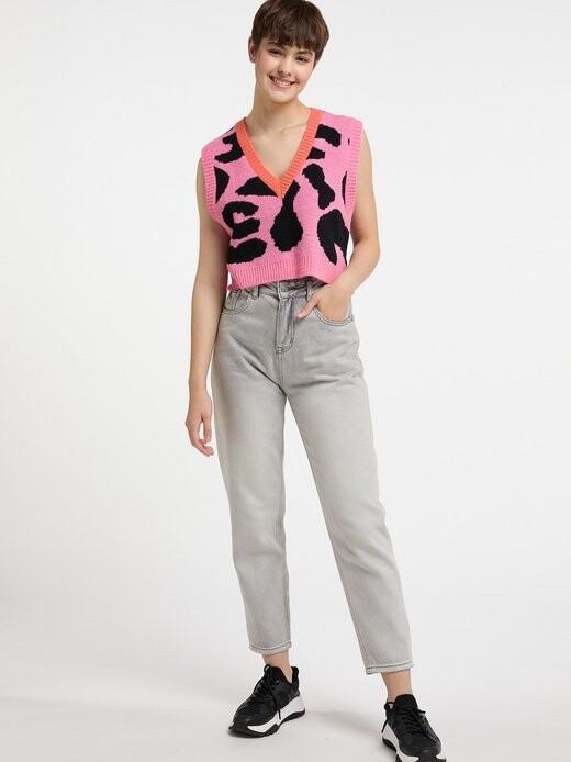 Свитер-Жилет Mymo, розовый
Свитер-Жилет Mymo, розовый