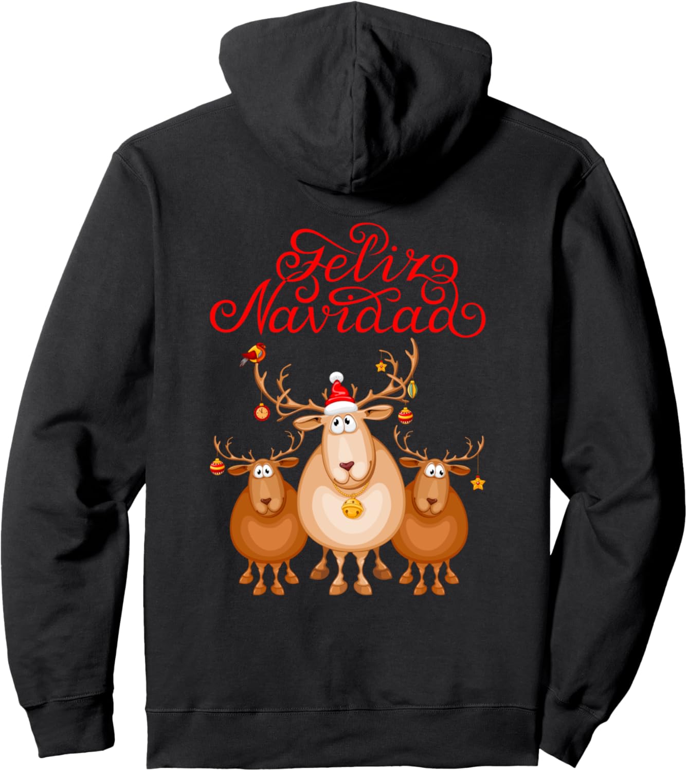 Толстовка Feliz Navidad Reno Christmas Kwanzaa Hanukkah Holiday Shop, черный
Толстовка Feliz Navidad Reno Christmas Kwanzaa Hanukkah Holiday Shop, черный