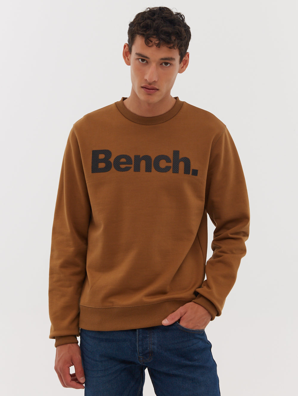 Толстовка Tipster с круглым вырезом и перфорированным логотипом Bench., коричневый
Толстовка Tipster с круглым вырезом и перфорированным логотипом Bench., коричневый