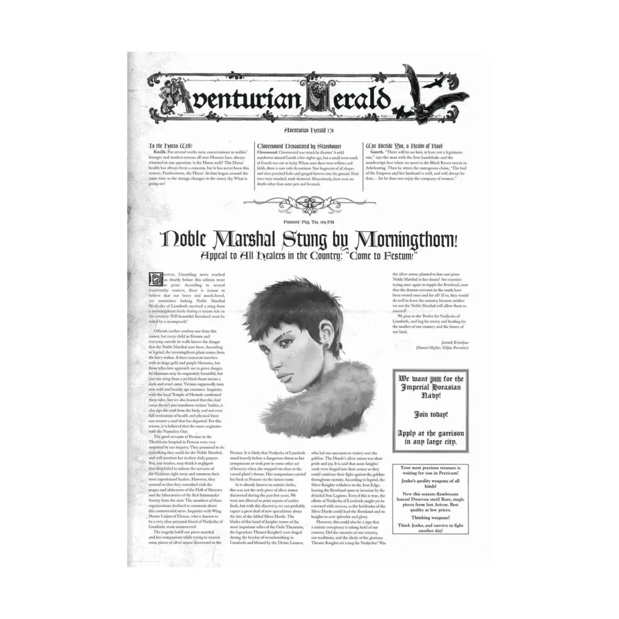 Журнал Aventurian Herald #176, Dark Eye (Ulisses Spiele)
Журнал Aventurian Herald #176, Dark Eye (Ulisses Spiele)