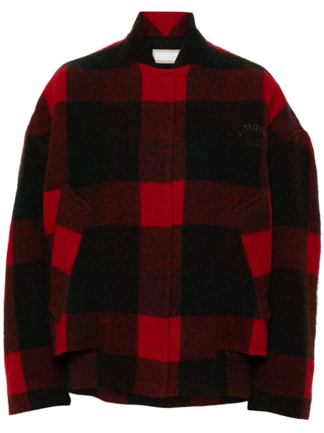 Litkovskaya куртка-бомбер с вышитым логотипом, красный
Litkovskaya куртка-бомбер с вышитым логотипом, красный