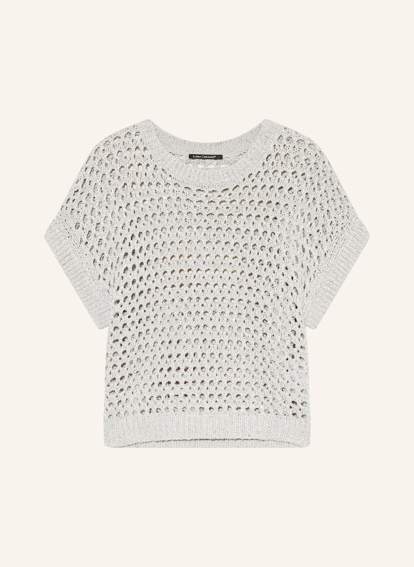 Вязаная рубашка с пайетками Luisa Cerano, серый
Вязаная рубашка с пайетками Luisa Cerano, серый