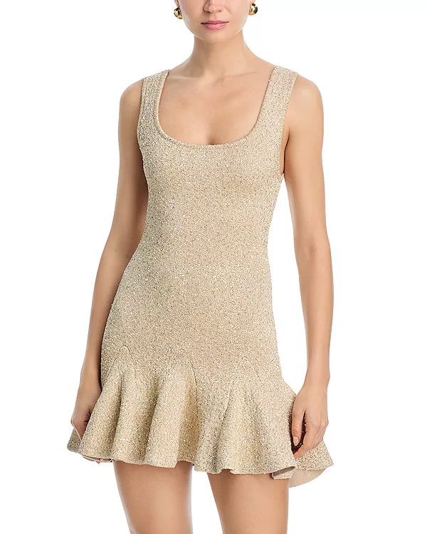 Платье Сараджан Loveshackfancy, золотой
Платье Сараджан Loveshackfancy, золотой