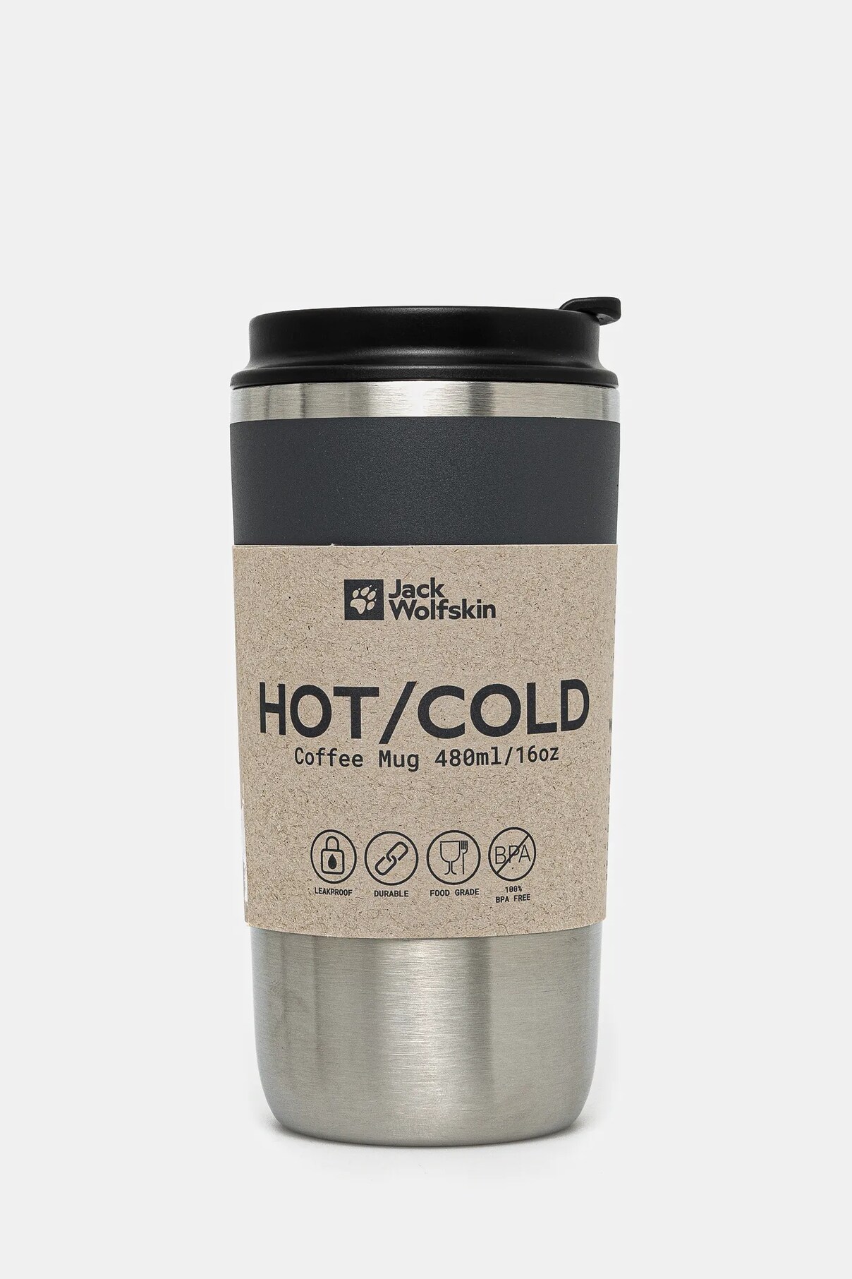 Термокружка Saima 480 мл Jack Wolfskin, серый
Термокружка Saima 480 мл Jack Wolfskin, серый