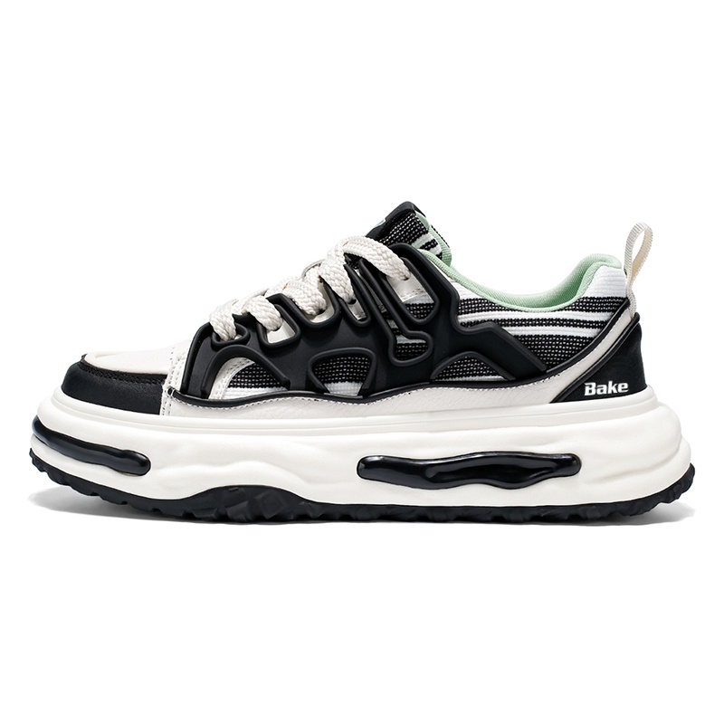 Нескользящие, легкие и дышащие низкие мужские кроссовки для скейтбординга BAKE, White Black
Нескользящие, легкие и дышащие низкие мужские кроссовки для скейтбординга BAKE, White Black