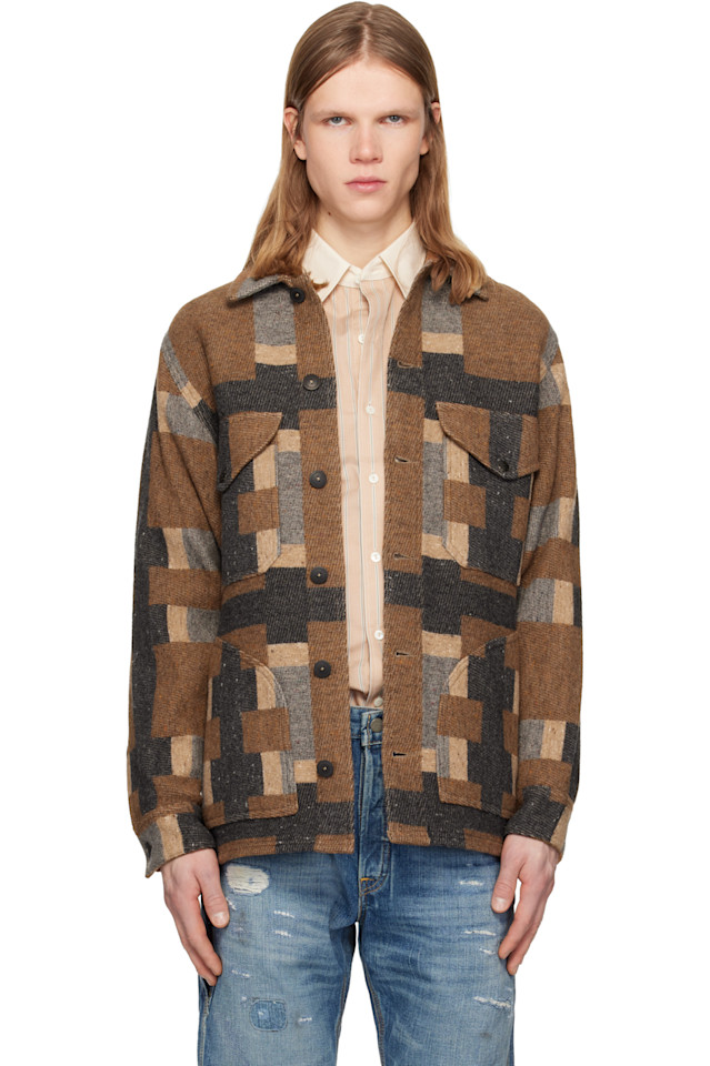 Rrl Коричневая рубашка-куртка Ashford
Rrl Коричневая рубашка-куртка Ashford