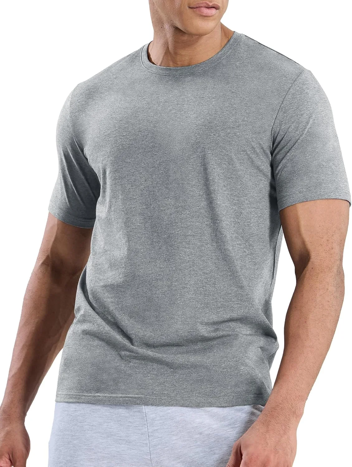 MIER мужская футболка с коротким рукавом и круглым вырезом, классическая базовая модель из мягкого хлопка
MIER мужская футболка с коротким рукавом и круглым вырезом, классическая базовая модель из мягкого хлопка