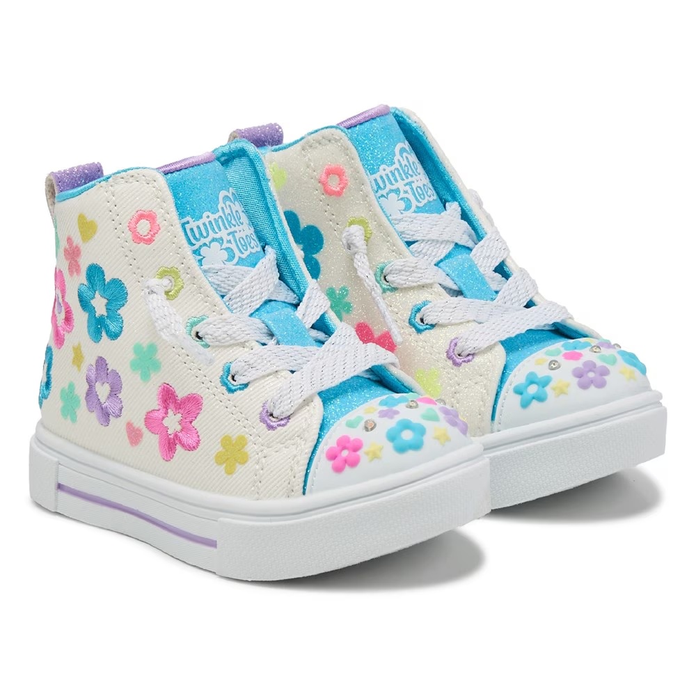 Детские кроссовки с подсветкой twinkle sparks Skechers для малышей и маленьких детей, white flower muti
Детские кроссовки с подсветкой twinkle sparks Skechers для малышей и маленьких детей, white flower muti