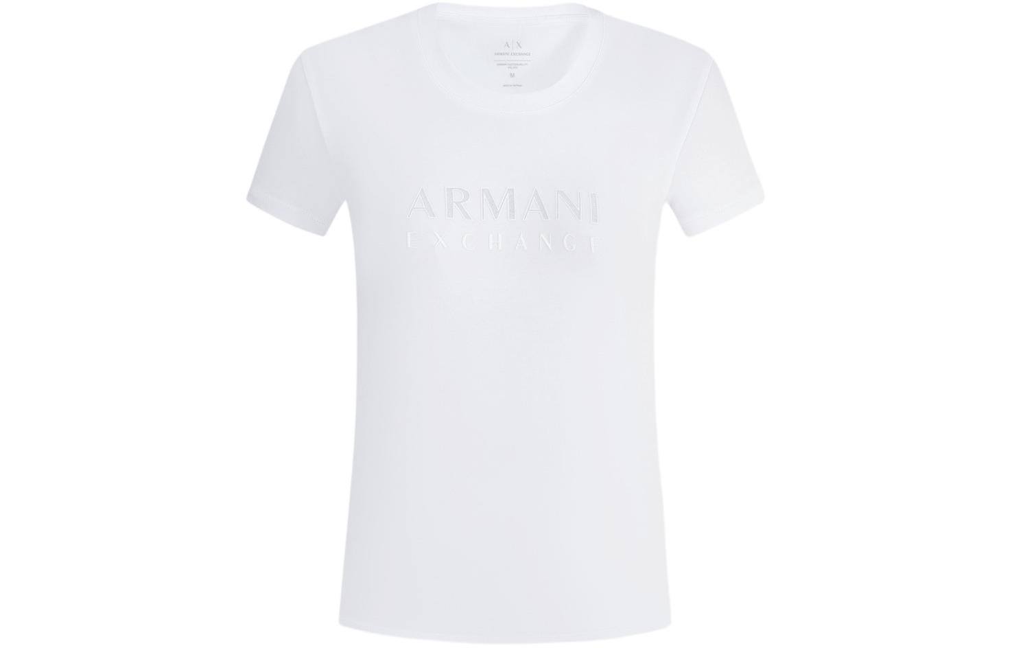 Футболка женская белая SS24 ARMANI EXCHANGE
Футболка женская белая SS24 ARMANI EXCHANGE