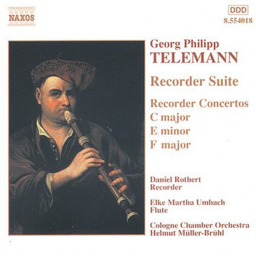 CD диск Telemann / Rothert / Umbach / Muller-Bruhl: Suite & Concertos for Recorder
CD диск Telemann / Rothert / Umbach / Muller-Bruhl: Suite & Concertos for Recorder