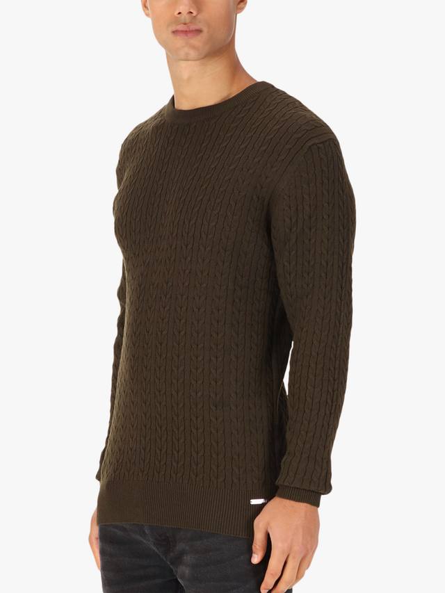 Хэмптонс джемпер из хлопковой смеси с косой вязкой LUKE 1977, Dark Green
Хэмптонс джемпер из хлопковой смеси с косой вязкой LUKE 1977, Dark Green