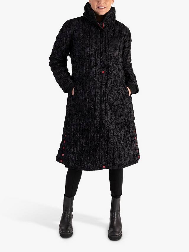 Длинное стеганое двустороннее пальто с завитками и флокингом chesca, цвет Black/Black
Длинное стеганое двустороннее пальто с завитками и флокингом chesca, цвет Black/Black