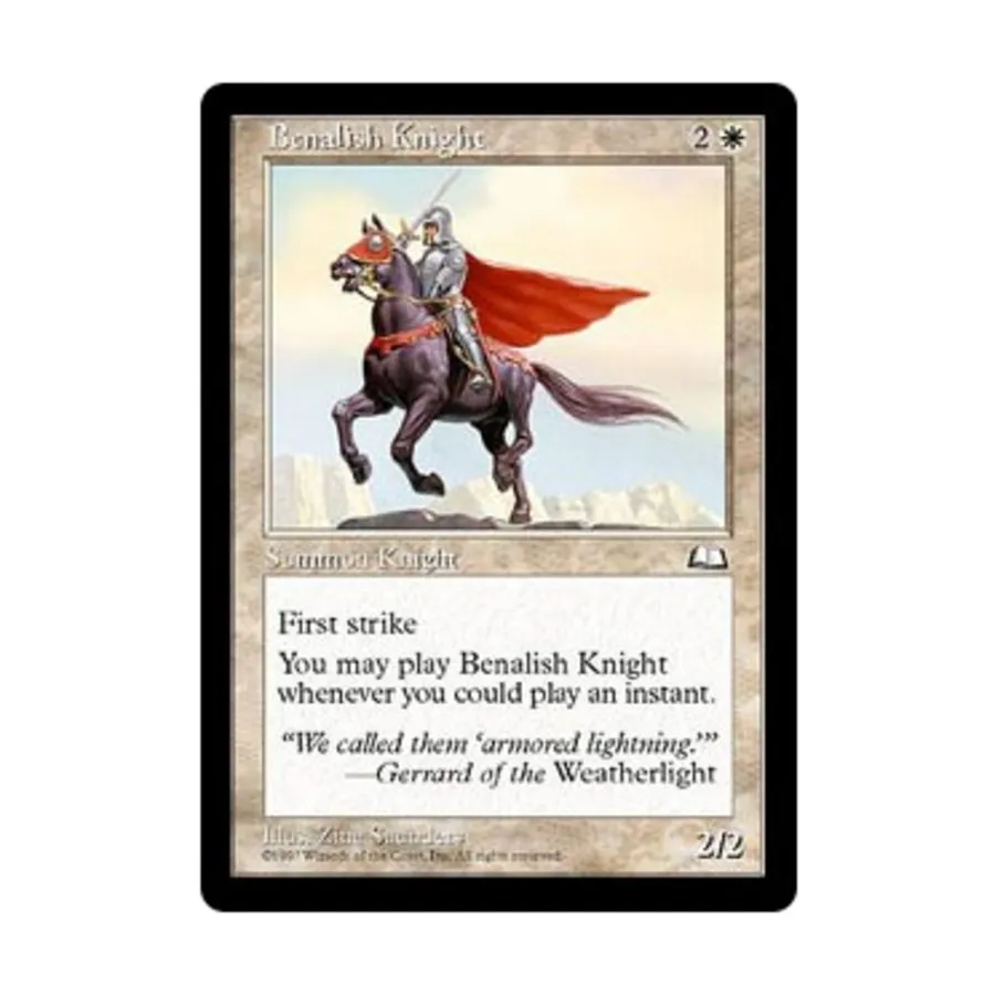 CCG Беналиш Найт (К), MTG - Weatherlight
CCG Беналиш Найт (К), MTG - Weatherlight