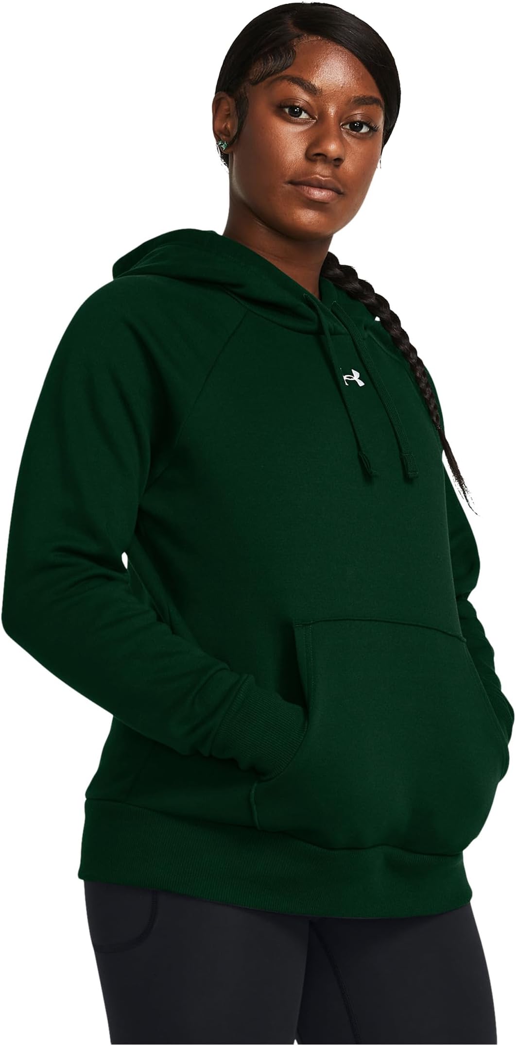 Женская флисовая толстовка Rival Under Armour, Forest Green/White
Женская флисовая толстовка Rival Under Armour, Forest Green/White