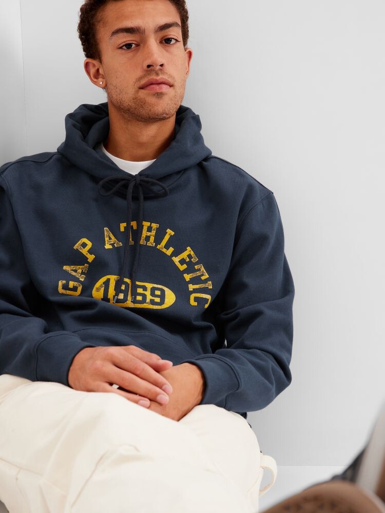 Толстовка с капюшоном Gap, синий
Толстовка с капюшоном Gap, синий