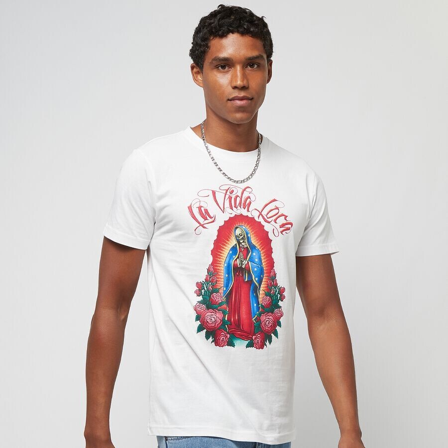 Футболка La Vida Loca Mary Tee Urban Classics, цвет white 
Футболка La Vida Loca Mary Tee Urban Classics, цвет white