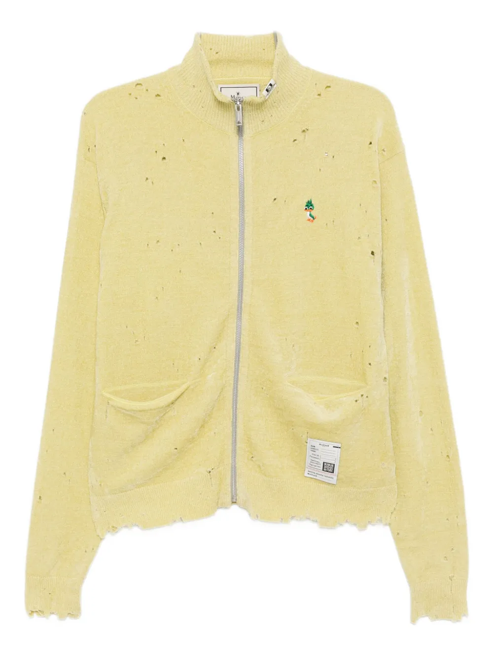Кардиган с вышитым логотипом Maison Mihara Yasuhiro, желтый
Кардиган с вышитым логотипом Maison Mihara Yasuhiro, желтый