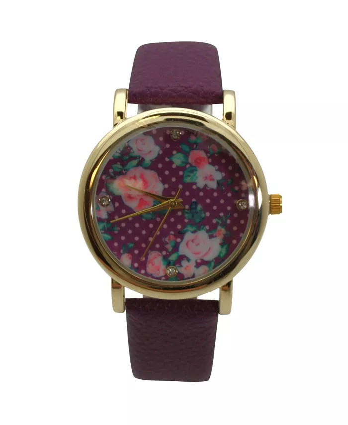 Женские часы с цветочными деталями в однотонной гамме Olivia Pratt, фиолетовый
Женские часы с цветочными деталями в однотонной гамме Olivia Pratt, фиолетовый