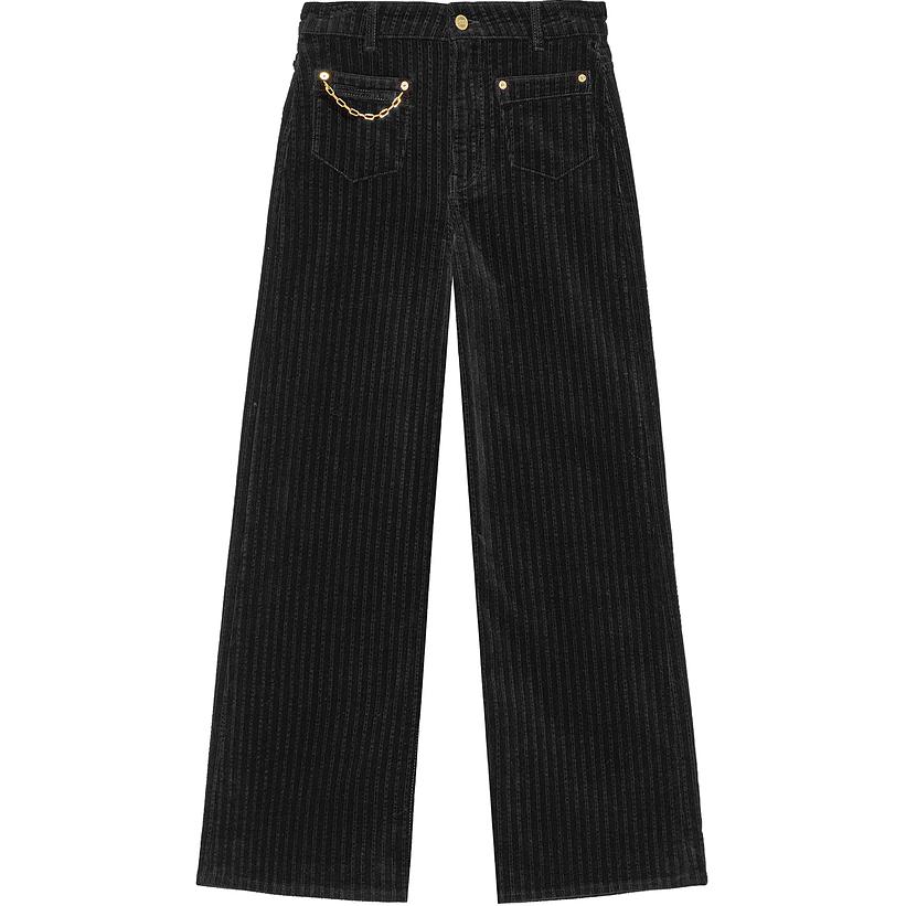 Брюки из вельвета GANNI, черный
Брюки из вельвета GANNI, черный