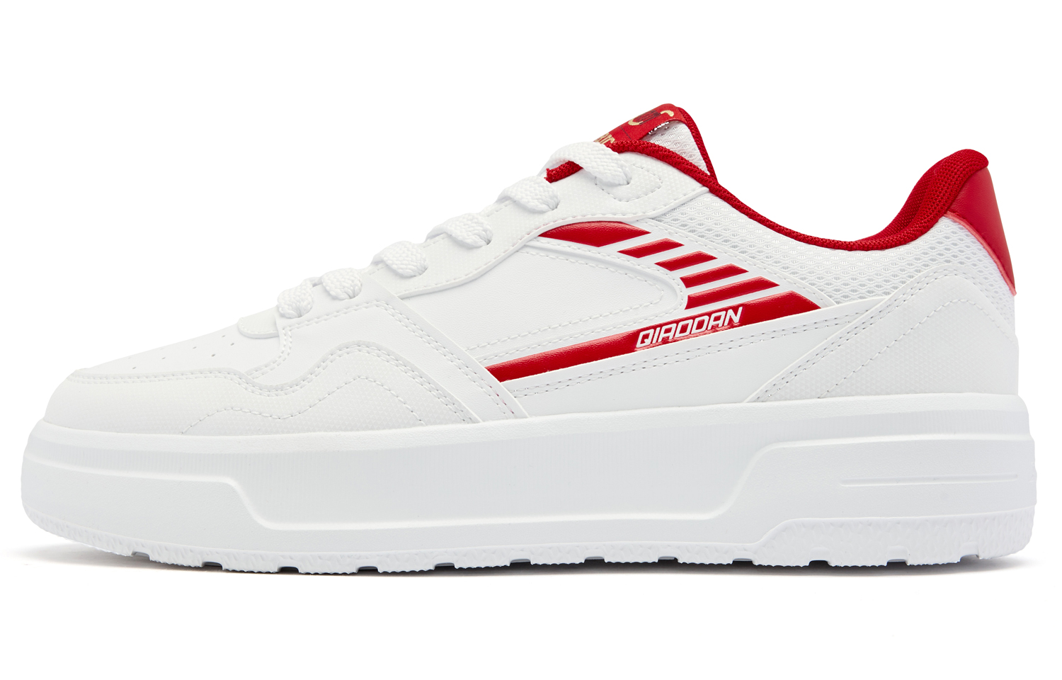 QIAODAN Кроссовки для скейтбординга, увеличивающие рост, износостойкие, дышащие, нескользящие, низкие, мужские, белые, красные
QIAODAN Кроссовки для скейтбординга, увеличивающие рост, износостойкие, дышащие, нескользящие, низкие, мужские, белые, красные