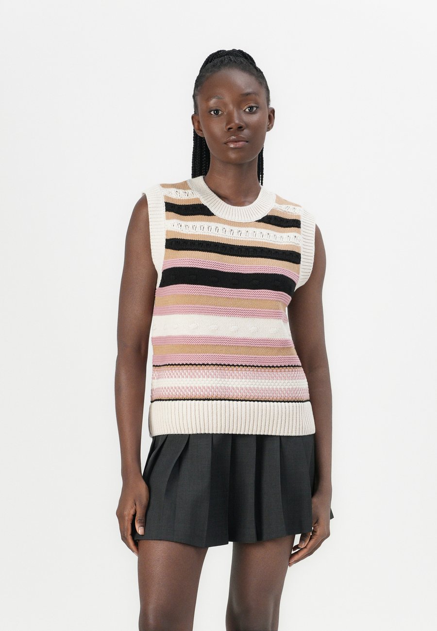 Джемпер Object OBJARJA VEST, White Sand/Black/Tanin/Lilas/Sand
Джемпер Object OBJARJA VEST, White Sand/Black/Tanin/Lilas/Sand