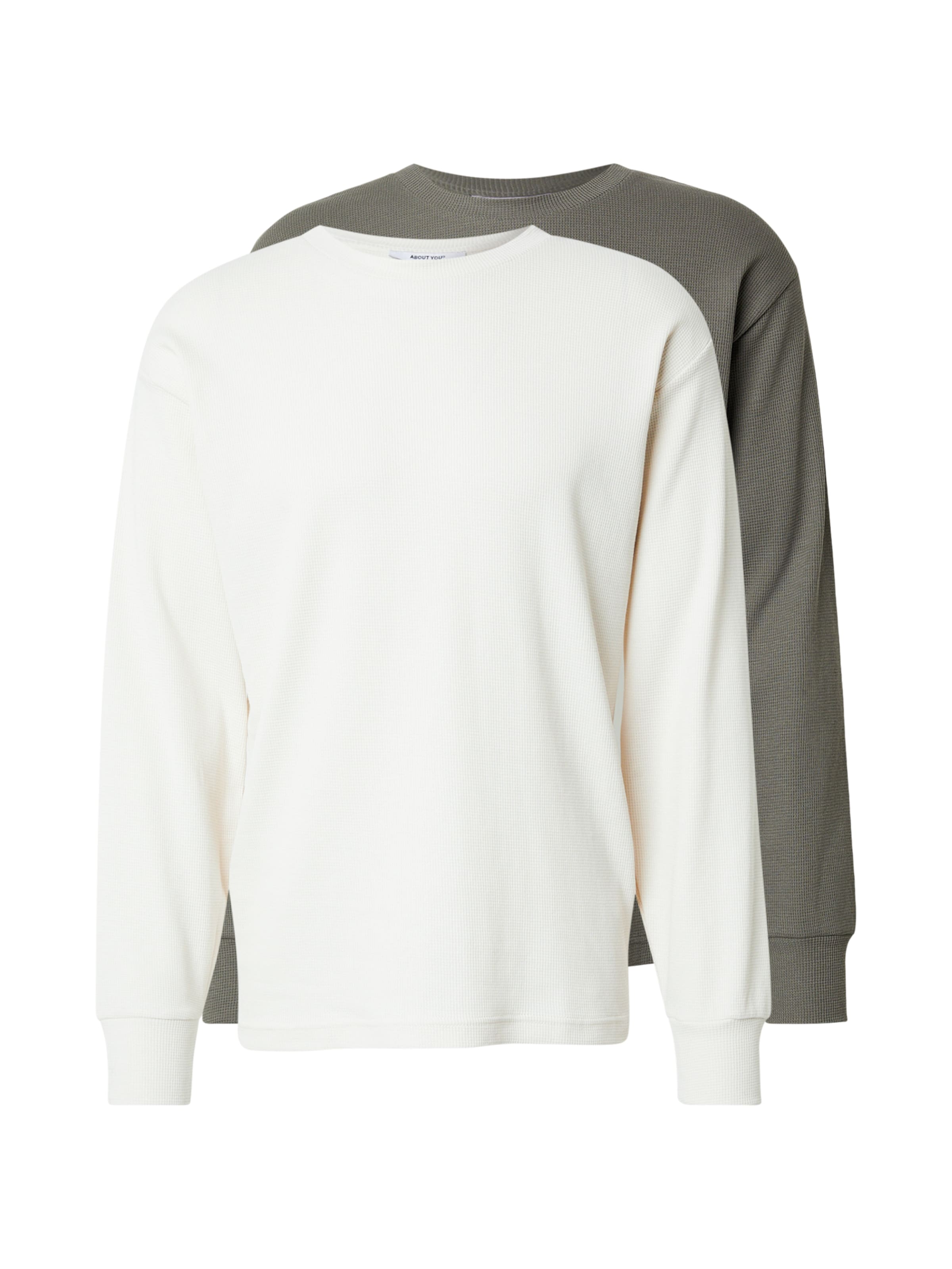 ABOUT YOU Футболка 'Miko' в светло-бежевом и темно-сером цвете
ABOUT YOU Футболка 'Miko' в светло-бежевом и темно-сером цвете