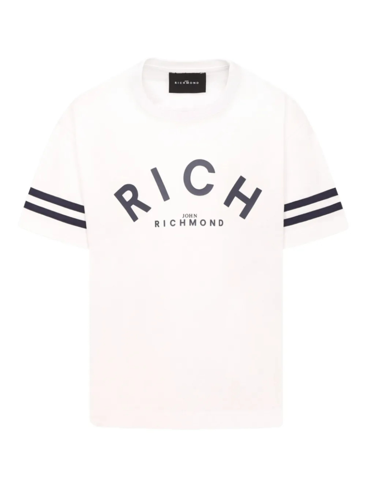 Футболка с логотипом John Richmond Junior, белый 
Футболка с логотипом John Richmond Junior, белый