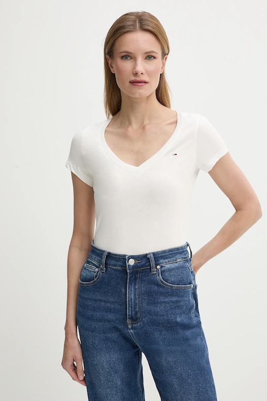 Хлопковая футболка Tommy Jeans, белый
Хлопковая футболка Tommy Jeans, белый