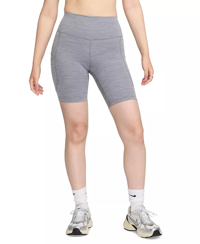 Женские велосипедные шорты One High-Waisted с боковым карманом, длина 8" Nike, серый
Женские велосипедные шорты One High-Waisted с боковым карманом, длина 8" Nike, серый