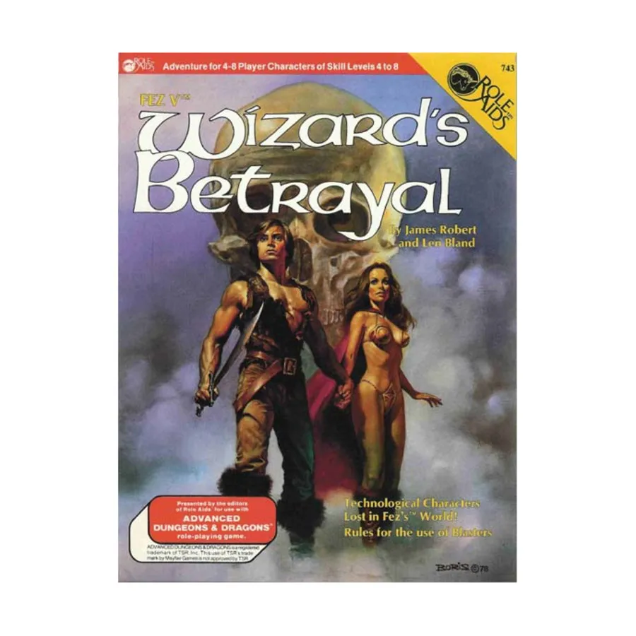 Модуль Fez V - Wizard's Betrayal, Roleaids - Fez Modules
Модуль Fez V - Wizard's Betrayal, Roleaids - Fez Modules