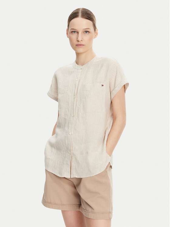 Рубашка обычного кроя WW0WW44715 Tommy Hilfiger, бежевый
Рубашка обычного кроя WW0WW44715 Tommy Hilfiger, бежевый