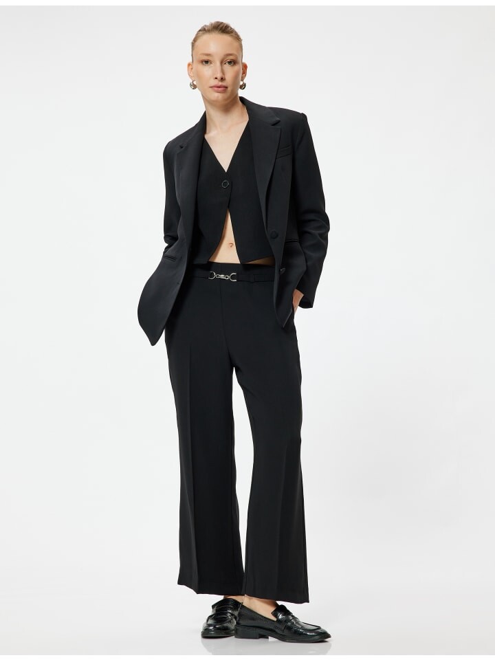 Тканевые брюки KOTON, черный
Тканевые брюки KOTON, черный