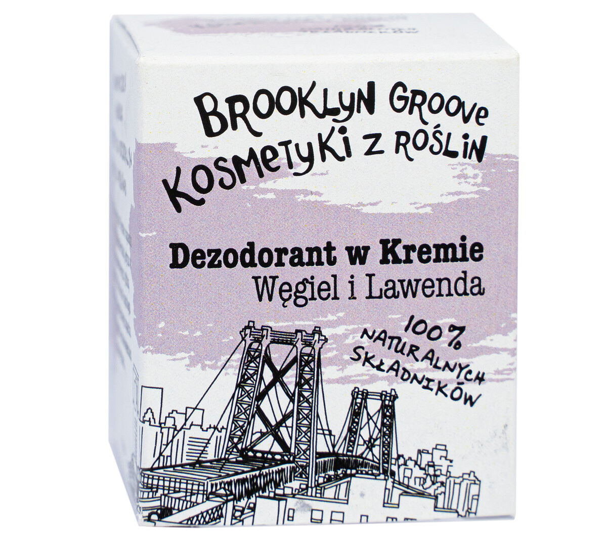 Brooklyn Groove, Крем-дезодорант с углем и лавандой
Brooklyn Groove, Крем-дезодорант с углем и лавандой