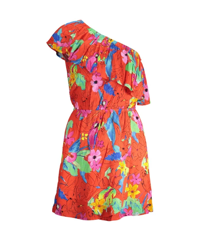 Красное женское платье на одно плечо Desigual, мультиколор
Красное женское платье на одно плечо Desigual, мультиколор