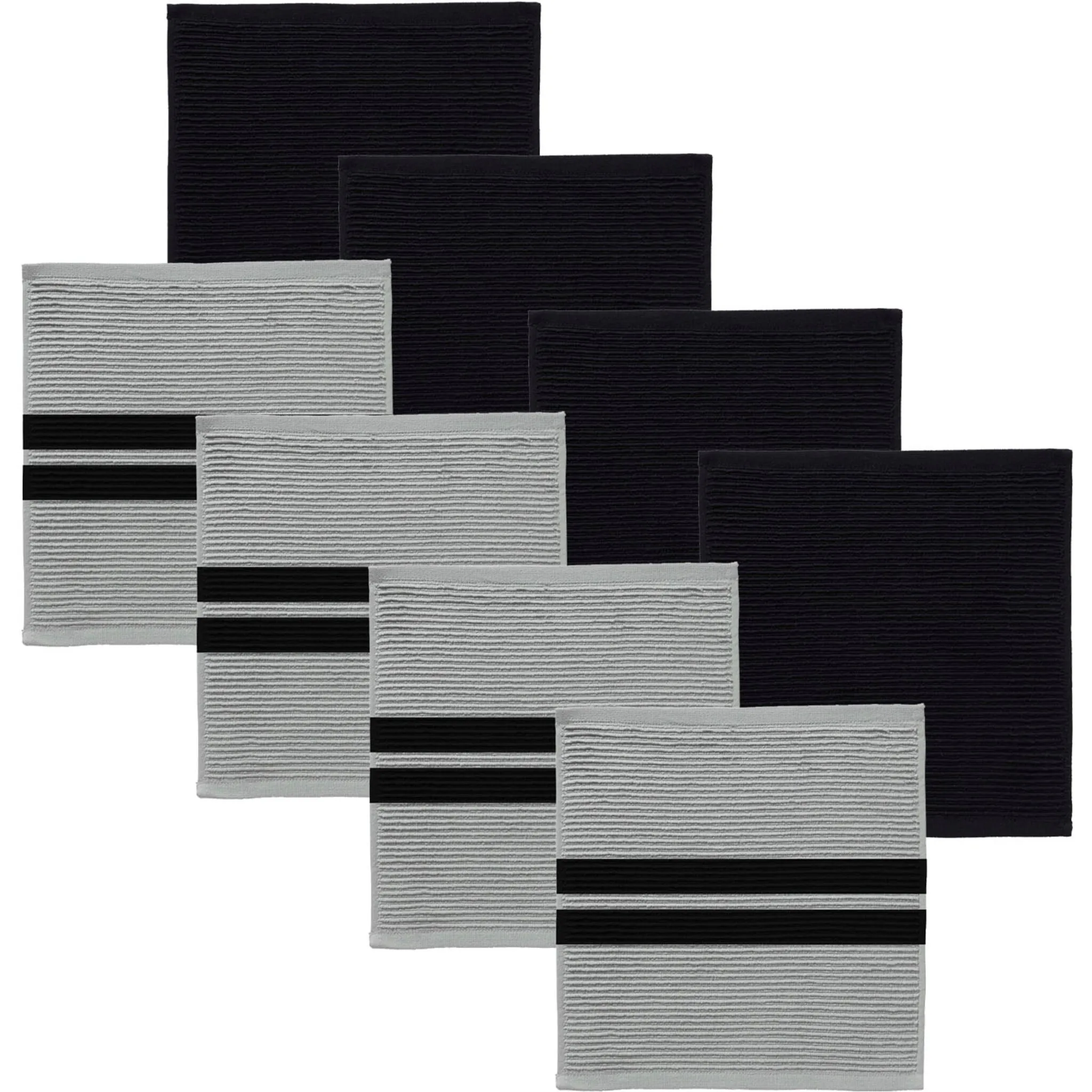 DDDDD Кухонное полотенце «Combination Set Basic & Baxter, 30x30 см, 100% хлопок», (набор из 8 предметов, состоящий из 4 кухонных полотенец Basic и 4 кухонных полотенец Baxter), оптимальная впитываемость, с практичной петлей для подвешивания, сер...
DDDDD Кухонное полотенце «Combination Set Basic & Baxter, 30x30 см, 100% хлопок», (набор из 8 предметов, состоящий из 4 кухонных полотенец Basic и 4 кухонных полотенец Baxter), оптимальная впитываемость, с практичной петлей для подвешивания, сер...