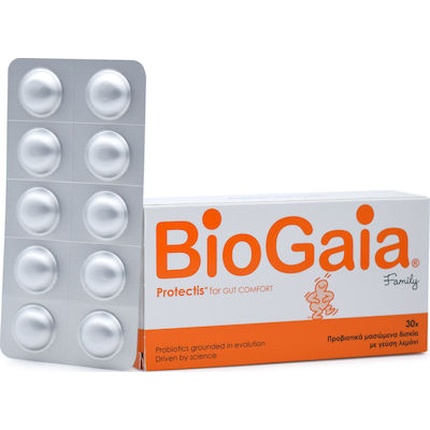 Жевательные таблетки Protectis Family Probiotics - Лимон 30 жевательных таблеток Biogaia
Жевательные таблетки Protectis Family Probiotics - Лимон 30 жевательных таблеток Biogaia