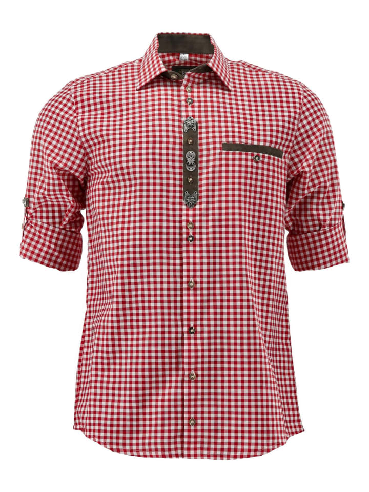 Традиционная рубашка Джалуна средне-красного цвета OS-Trachten
Традиционная рубашка Джалуна средне-красного цвета OS-Trachten