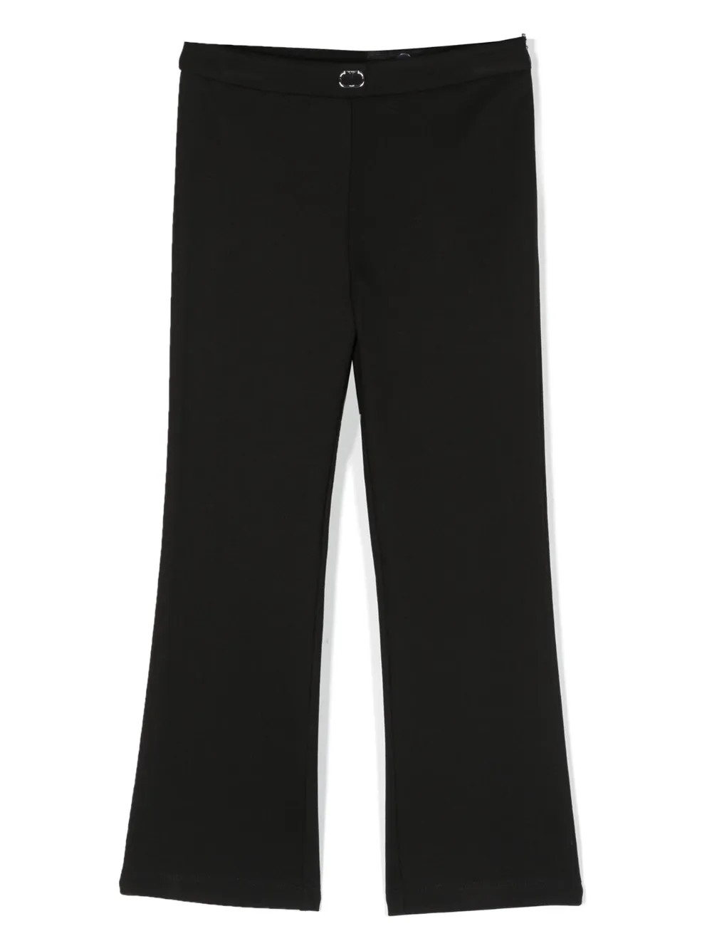 Расклешенные брюки с логотипом TWINSET Kids, черный
Расклешенные брюки с логотипом TWINSET Kids, черный