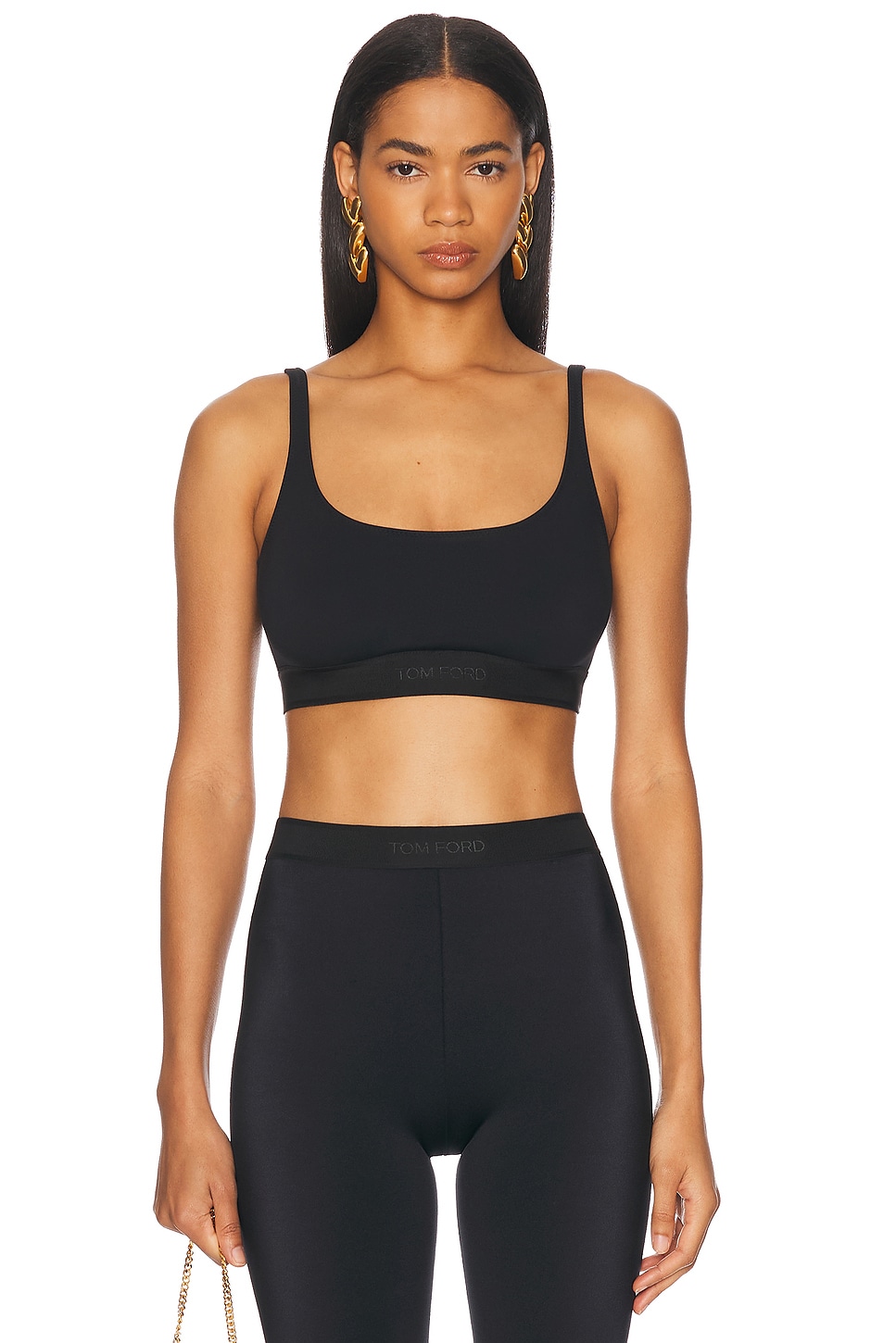 Топ Modal Signature Bralette Tom Ford, Black
Топ Modal Signature Bralette Tom Ford, Black