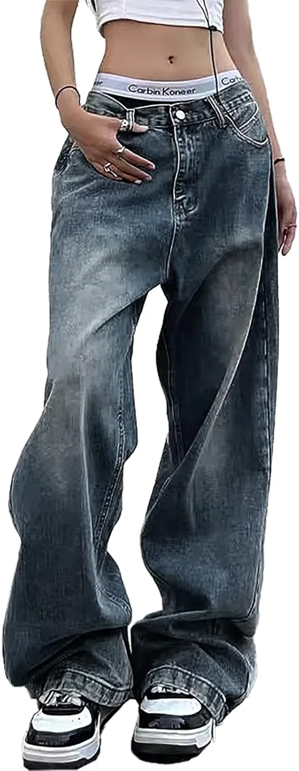 Женские джинсы Xineicy широкие мешковатые с низкой посадкой в стиле Y2K
Женские джинсы Xineicy широкие мешковатые с низкой посадкой в стиле Y2K