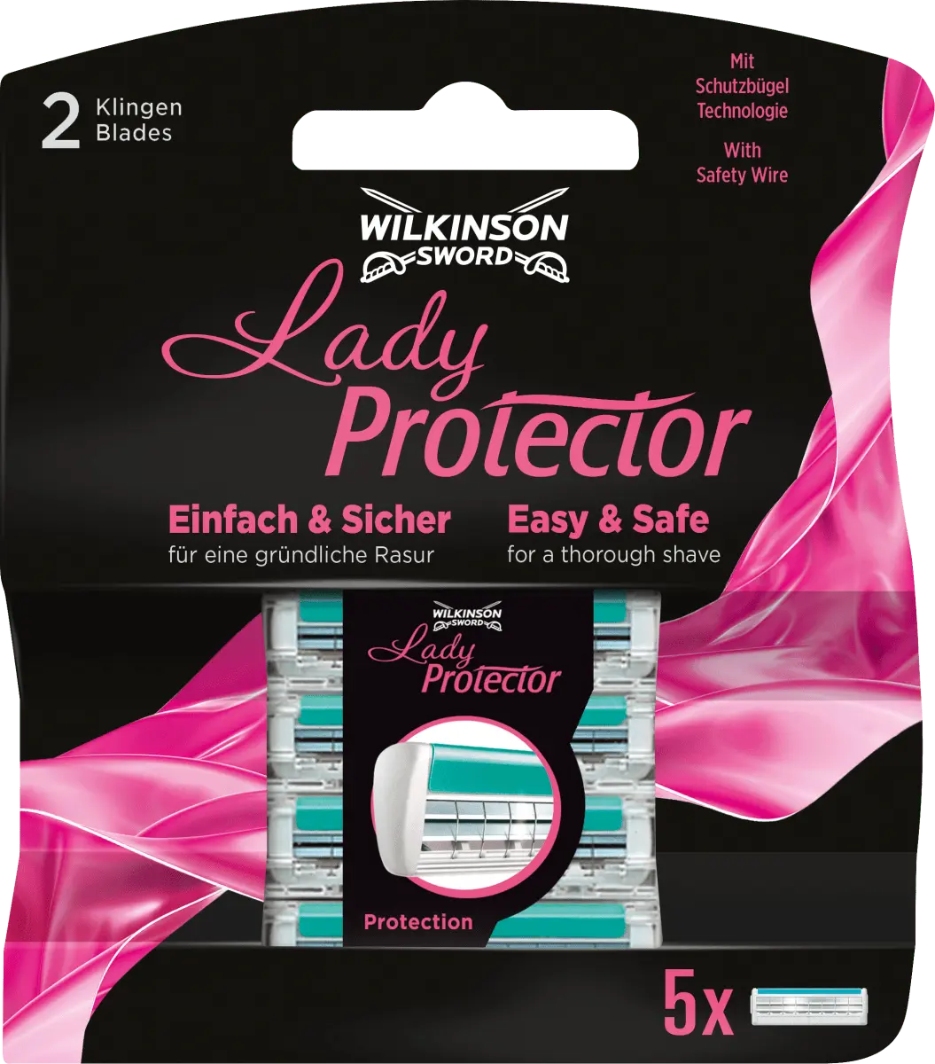 Лезвия для бритвы Lady Protector 5 шт. WILKINSON SWORD
Лезвия для бритвы Lady Protector 5 шт. WILKINSON SWORD