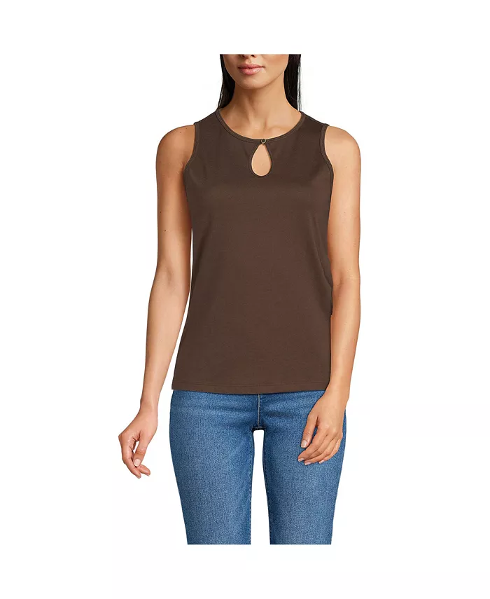 Женская майка Petite Supima Keyhole Lands' End, коричневый
Женская майка Petite Supima Keyhole Lands' End, коричневый