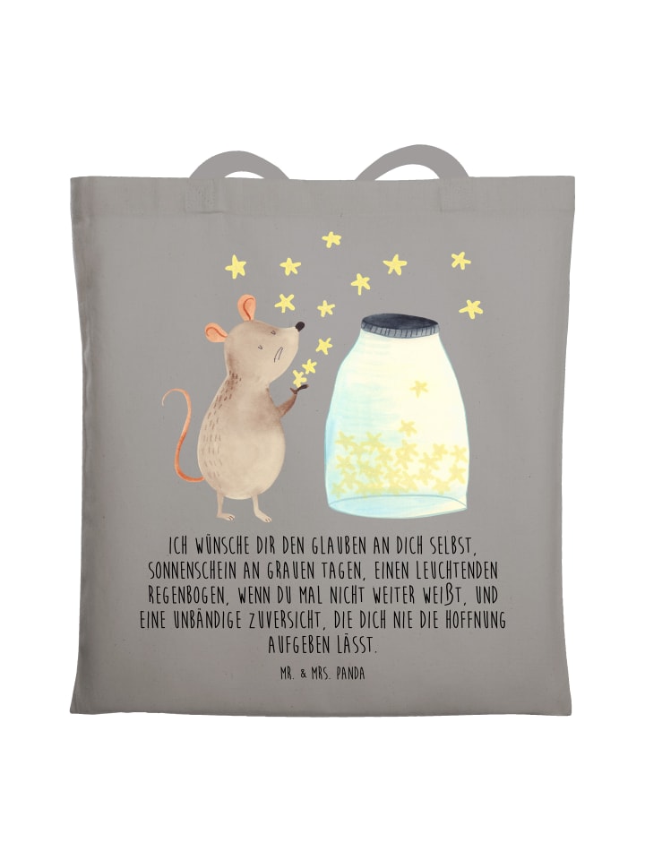 Mr. & Mrs. Panda Сумка-шоппер с изображением мышки и звездочек, с надписью, светло-серый цвет
Mr. & Mrs. Panda Сумка-шоппер с изображением мышки и звездочек, с надписью, светло-серый цвет