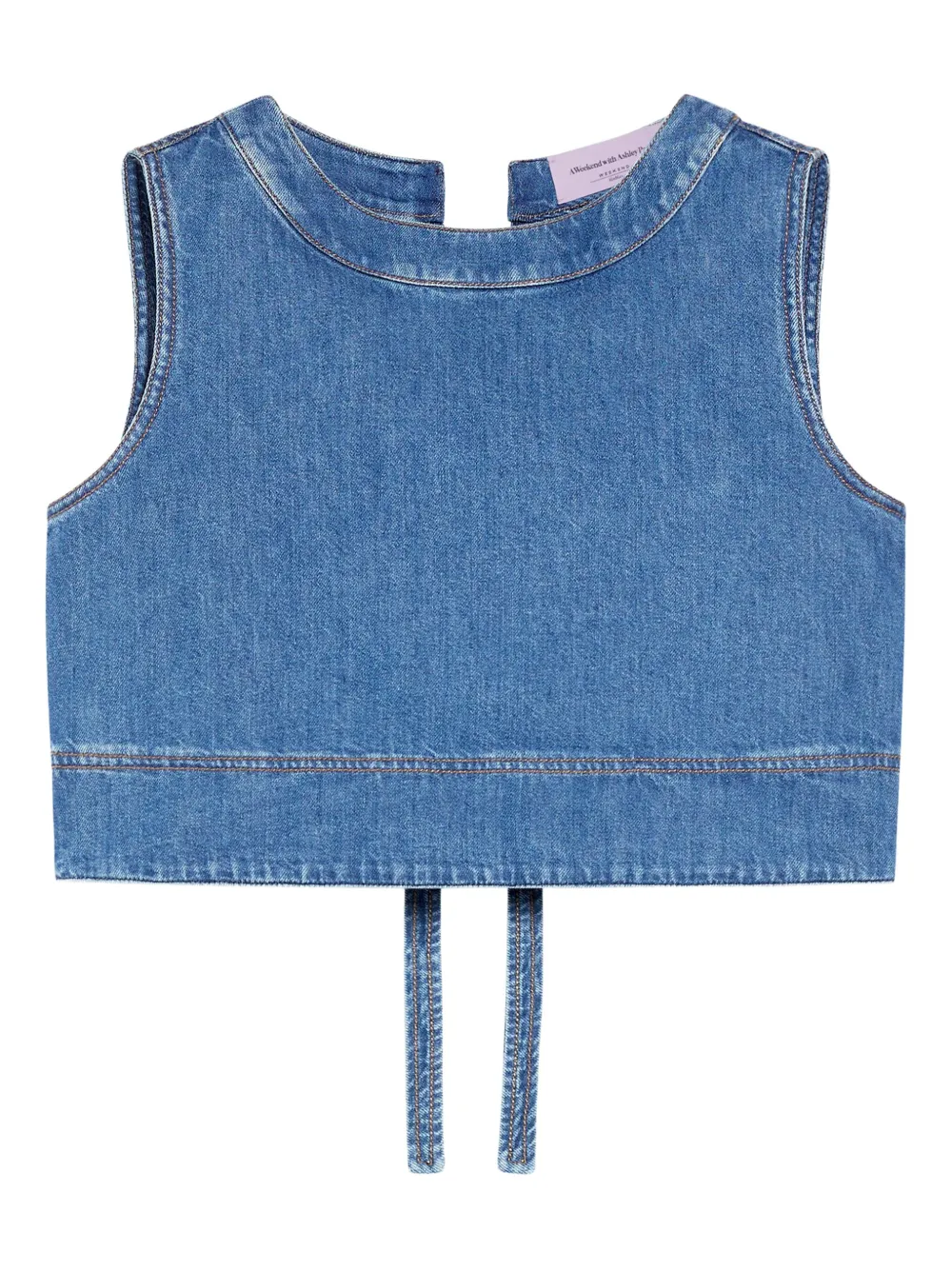 Укороченный джинсовый топ Weekend Max Mara, синий
Укороченный джинсовый топ Weekend Max Mara, синий