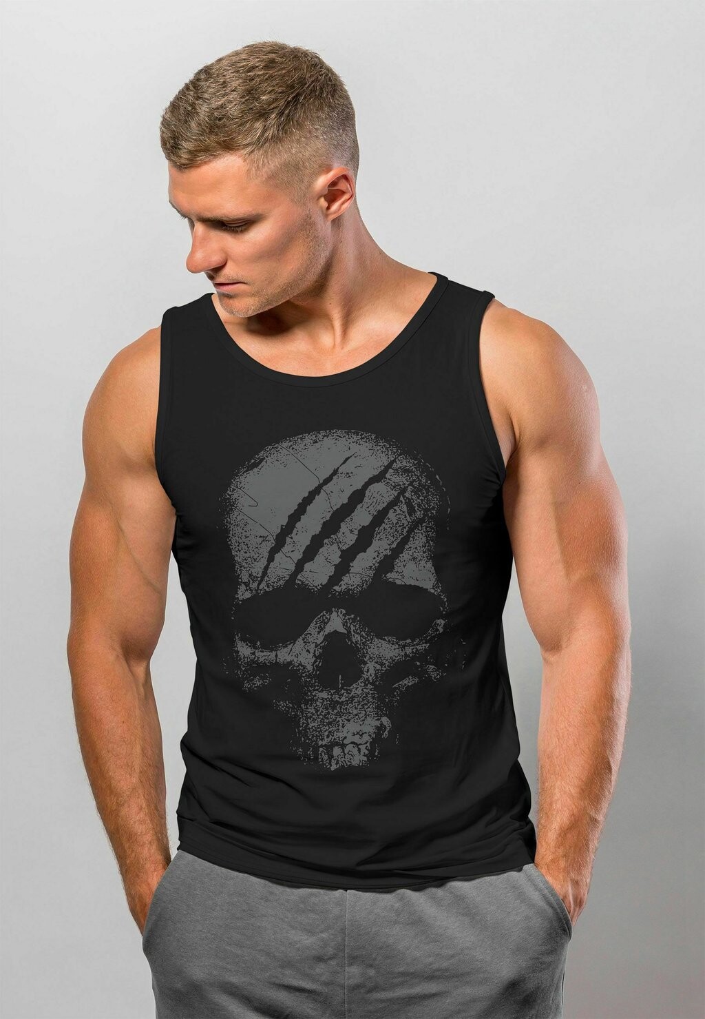 Топ TANK TOTENKOPF SKULL TOTENSCHÄDEL SKELETT AUFDRUCK MUSKEL STREETSTYLE Neverless, цвет schwarz
Топ TANK TOTENKOPF SKULL TOTENSCHÄDEL SKELETT AUFDRUCK MUSKEL STREETSTYLE Neverless, цвет schwarz