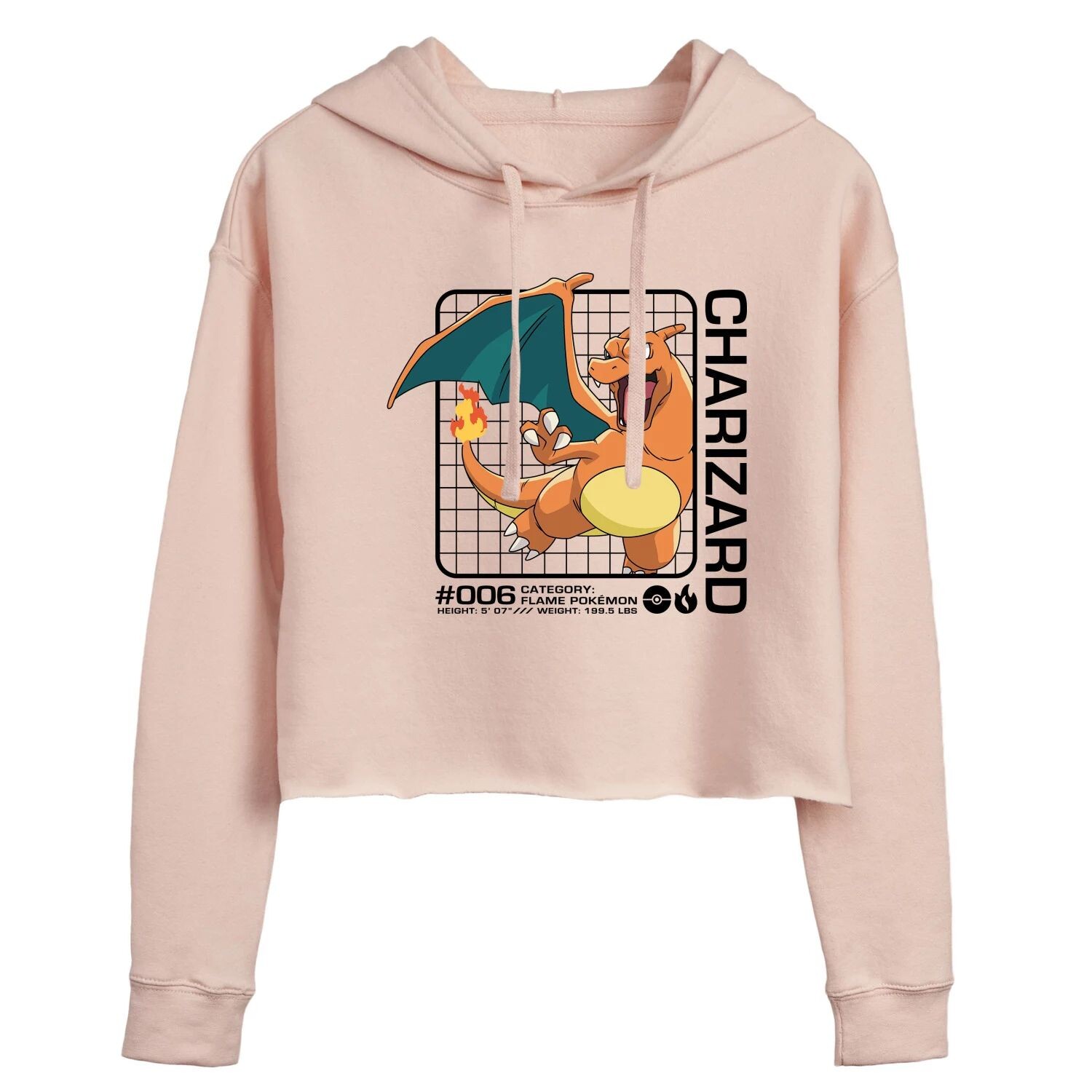 Укороченная толстовка с рисунком Pokemon Charizard Pokemon, розовый
Укороченная толстовка с рисунком Pokemon Charizard Pokemon, розовый