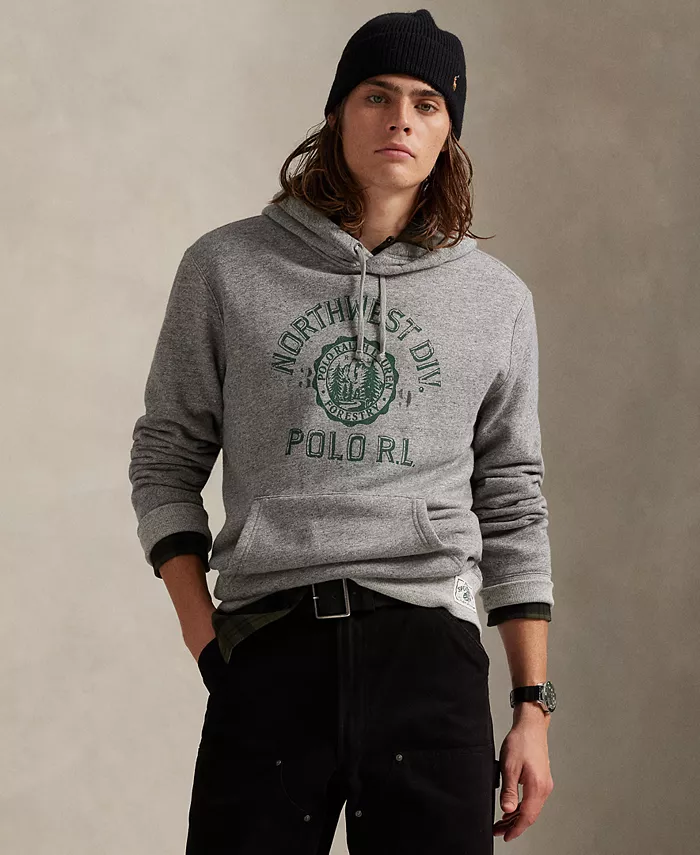 Мужская флисовая худи с принтом Polo Ralph Lauren, серый
Мужская флисовая худи с принтом Polo Ralph Lauren, серый